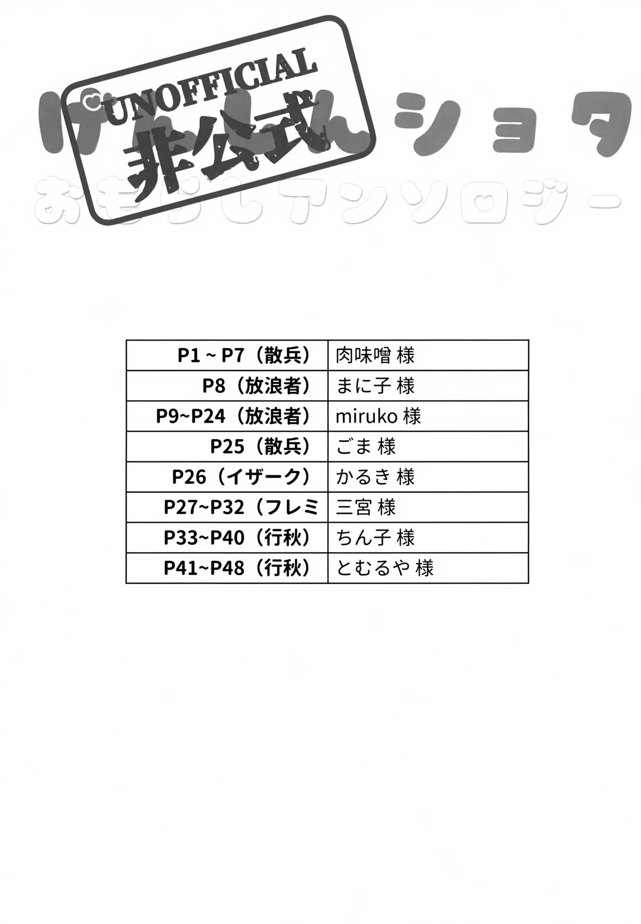 げんしんショタおもらしアンソロジー - page2
