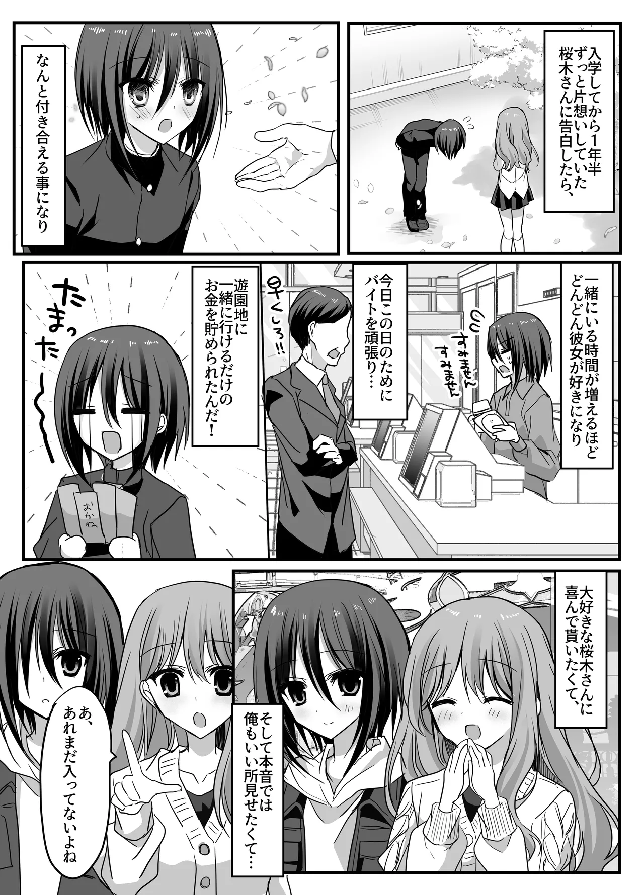 彼女の前で！メス堕ち耐久ショー - page4