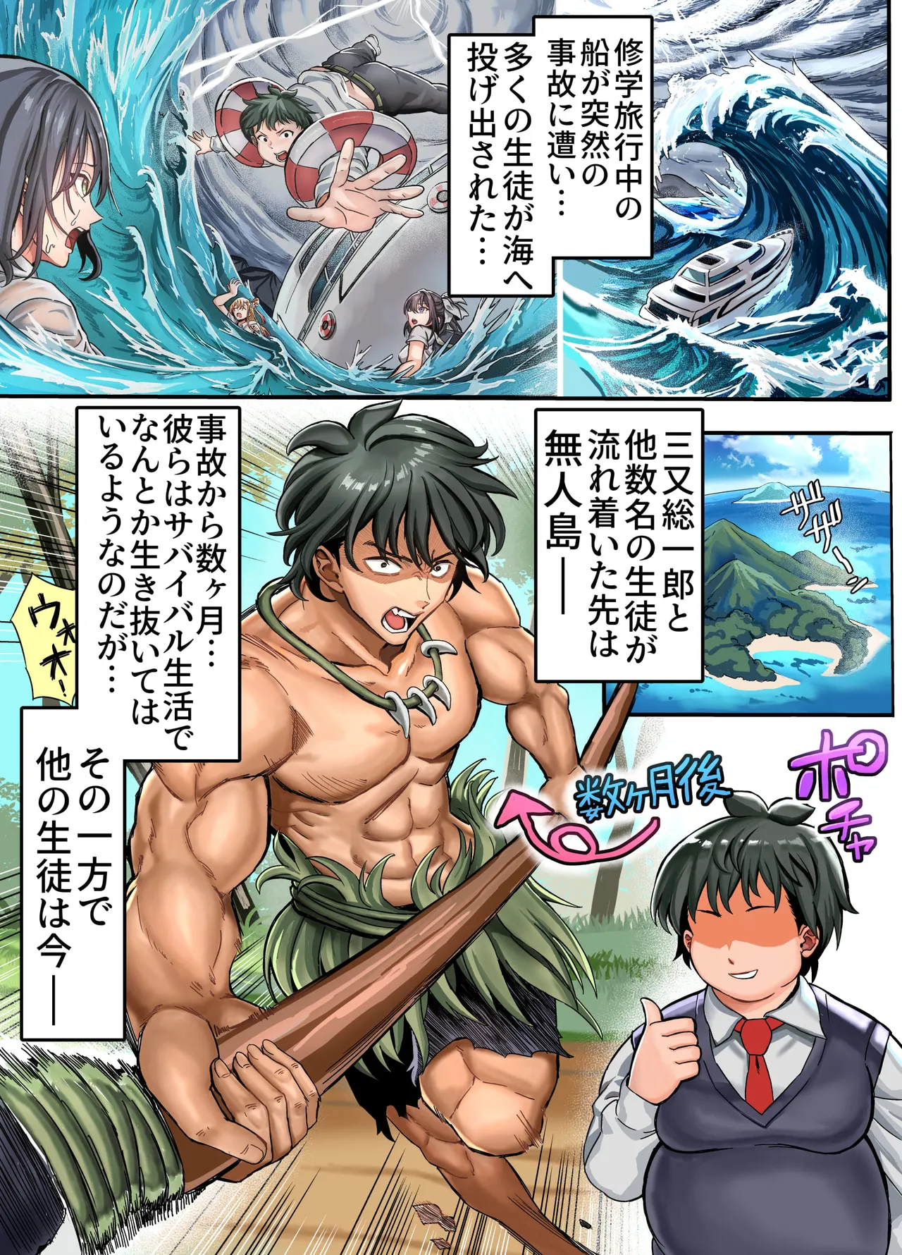 無人島遭難ハーレム 2 - page4