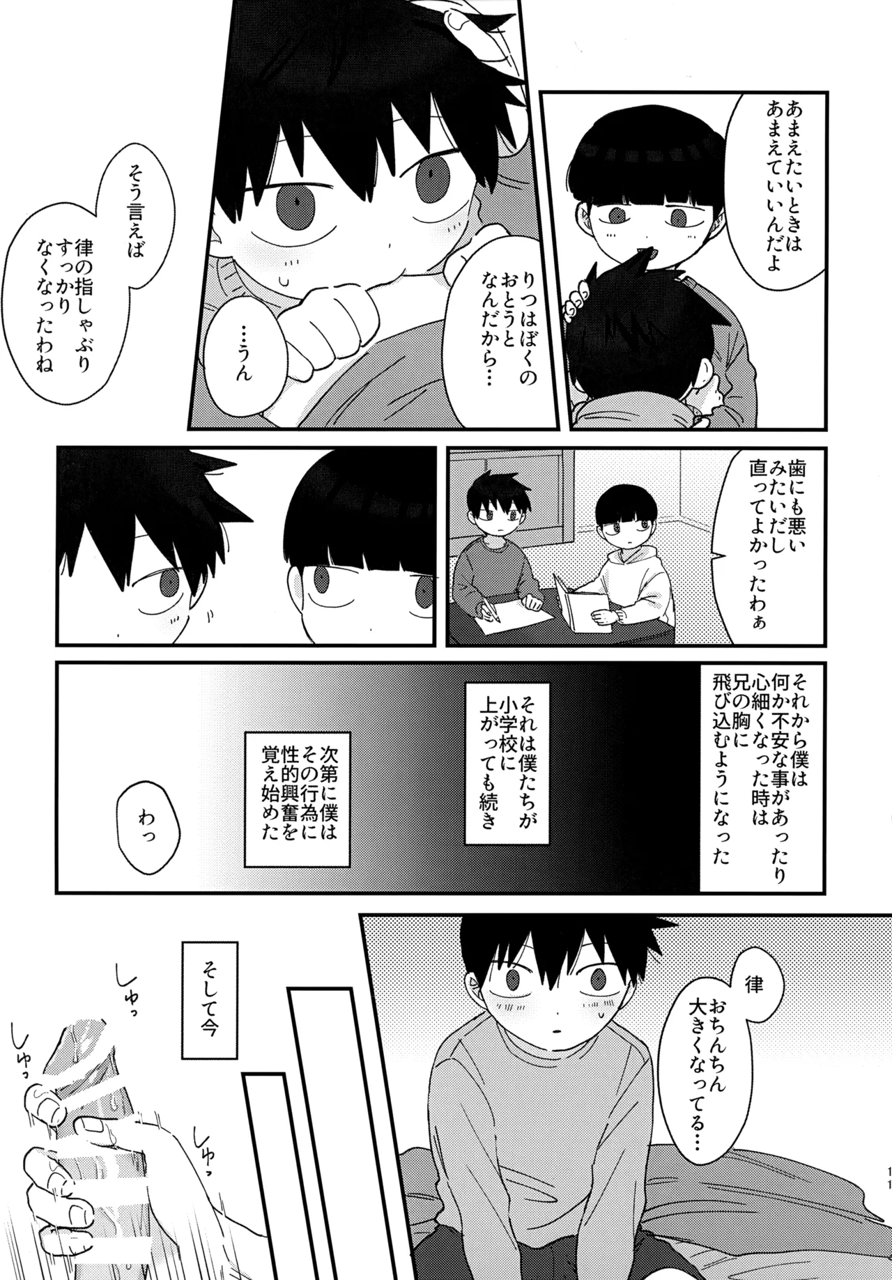 影山くんはひとつ下の弟とエッチなことをしているらしい - page10