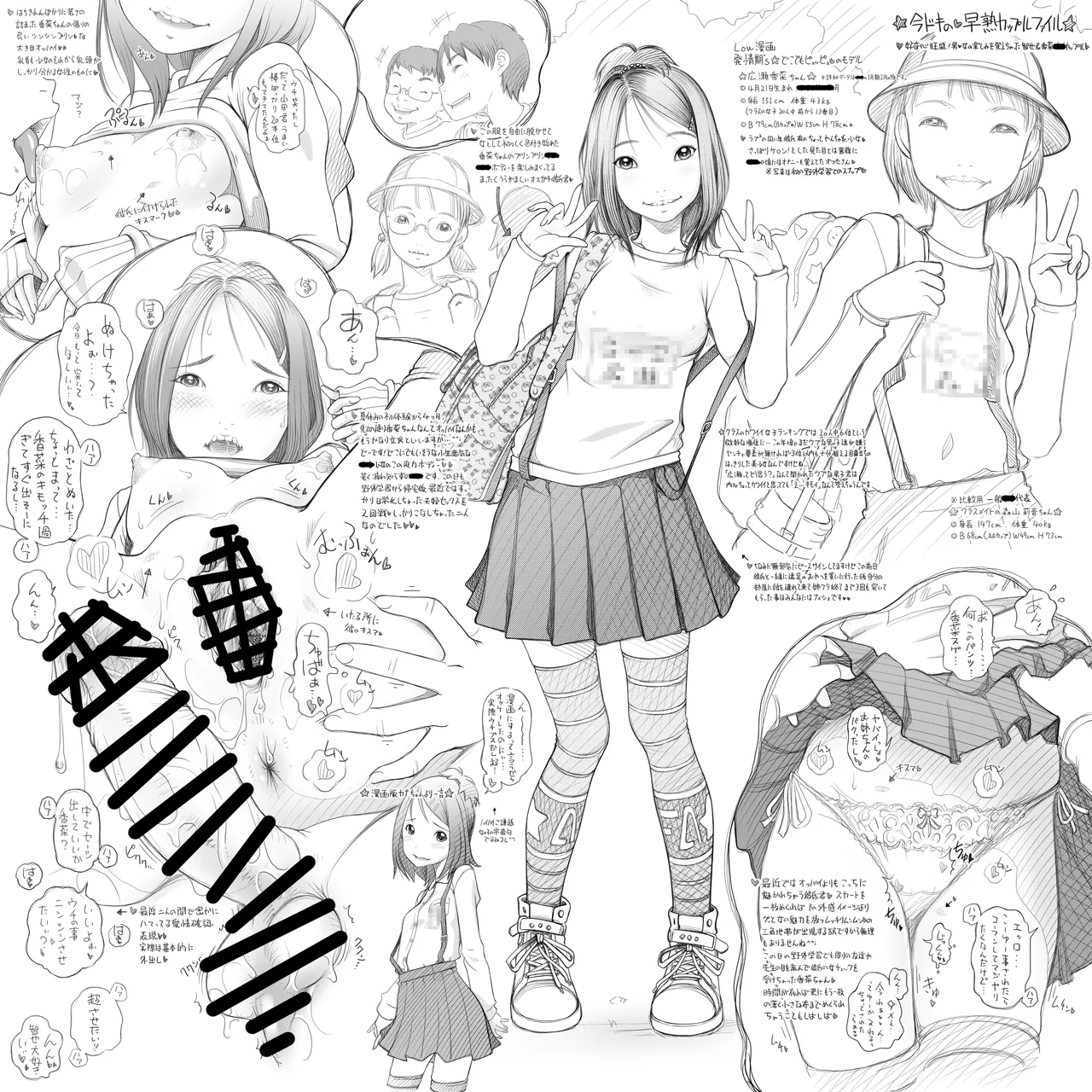 早熟カップル達のヒミツの放課後観察1 - page4
