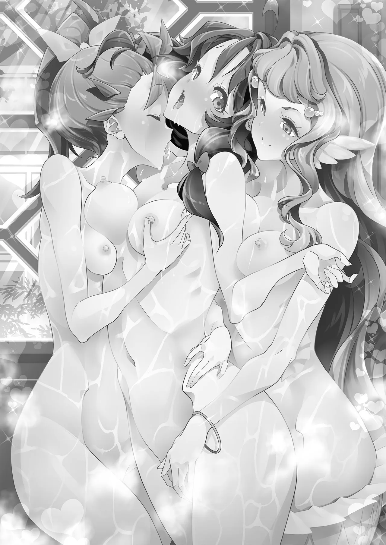 部室で３P百合トロピカ - page3