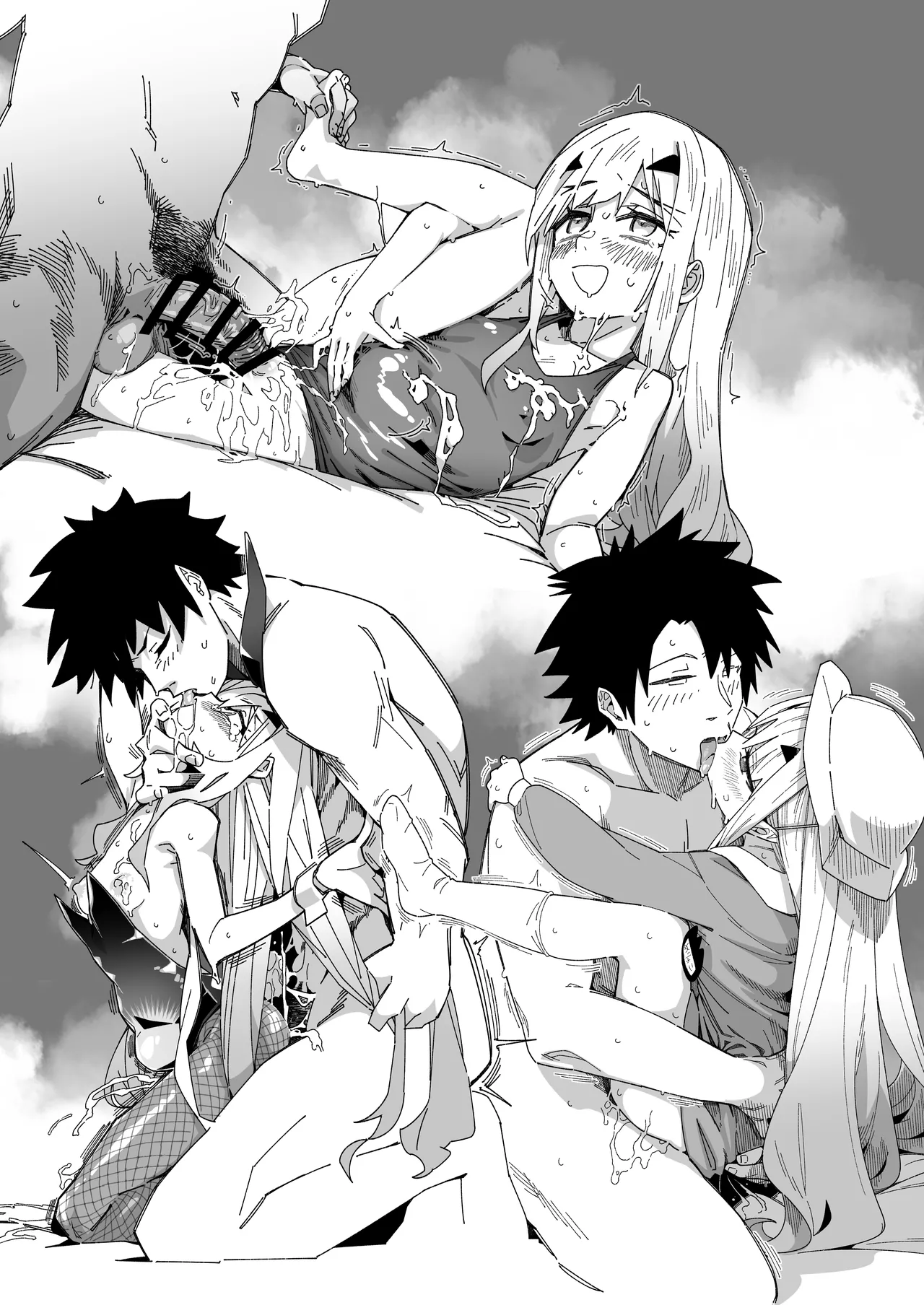 メリュ子はぐいぐい来るが交尾がド下手。 - page42