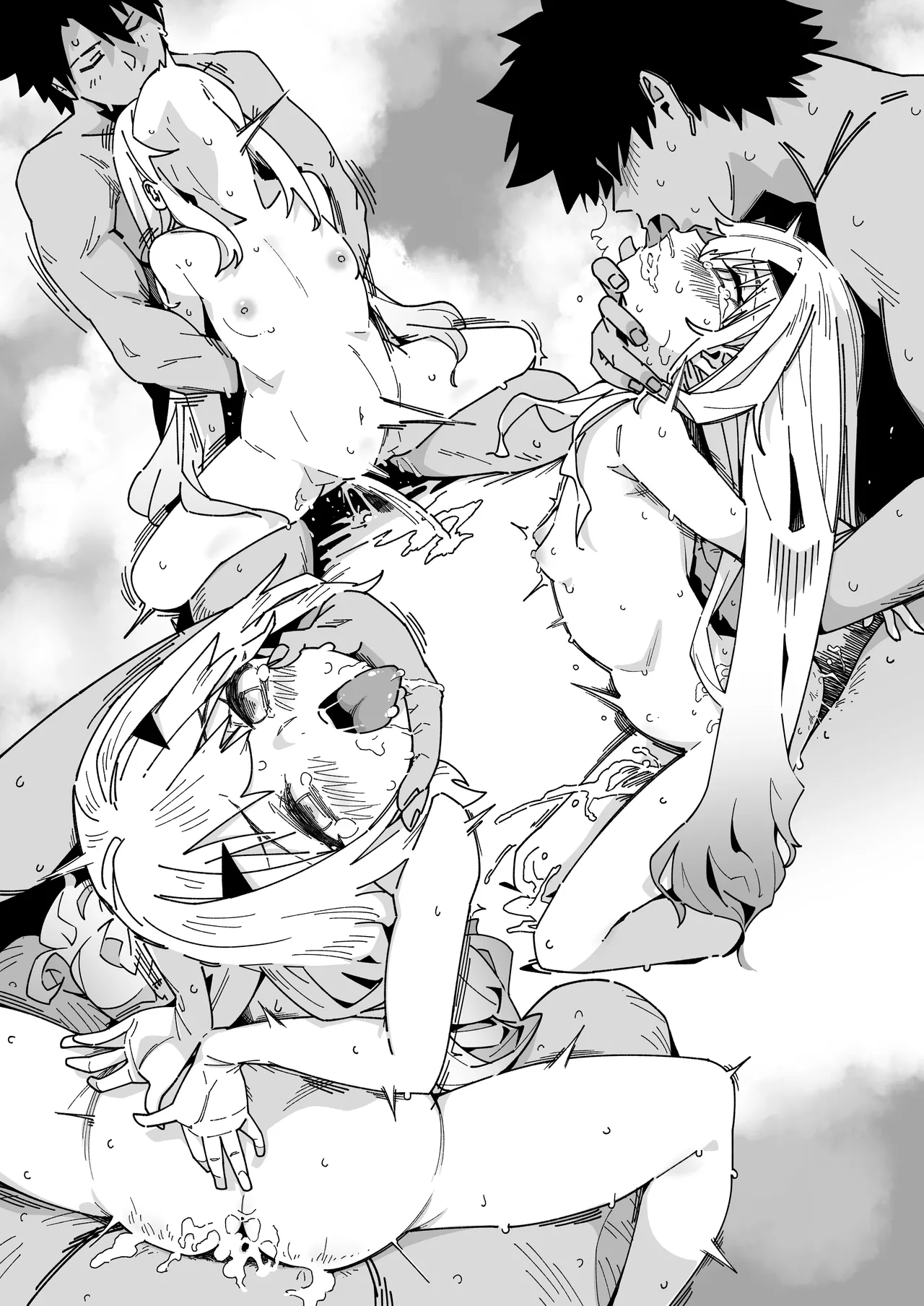 メリュ子はぐいぐい来るが交尾がド下手。 - page46