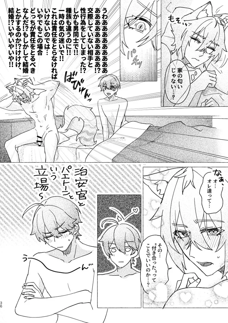 セスの猫部分 お借りします - page36