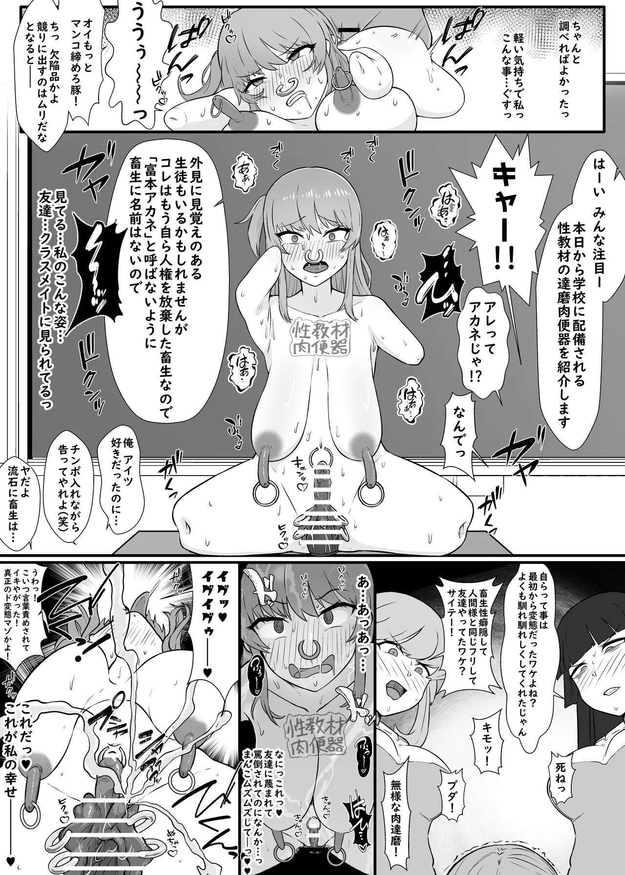 YOUは何で達磨肉便器に? -自ら人権放棄する女達- - page12