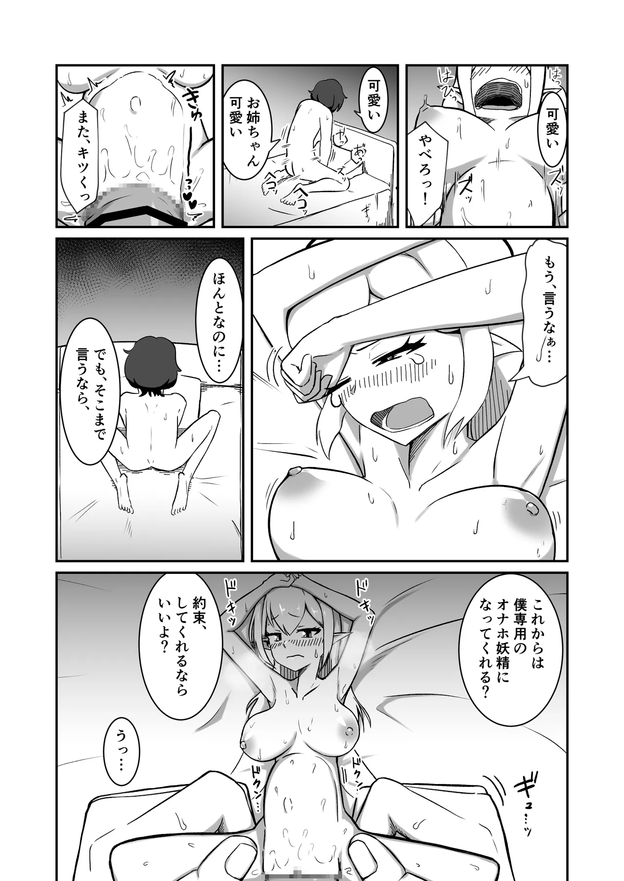 フェアリー族のお姉ちゃんは僕の専用オナホ妖精 - page41