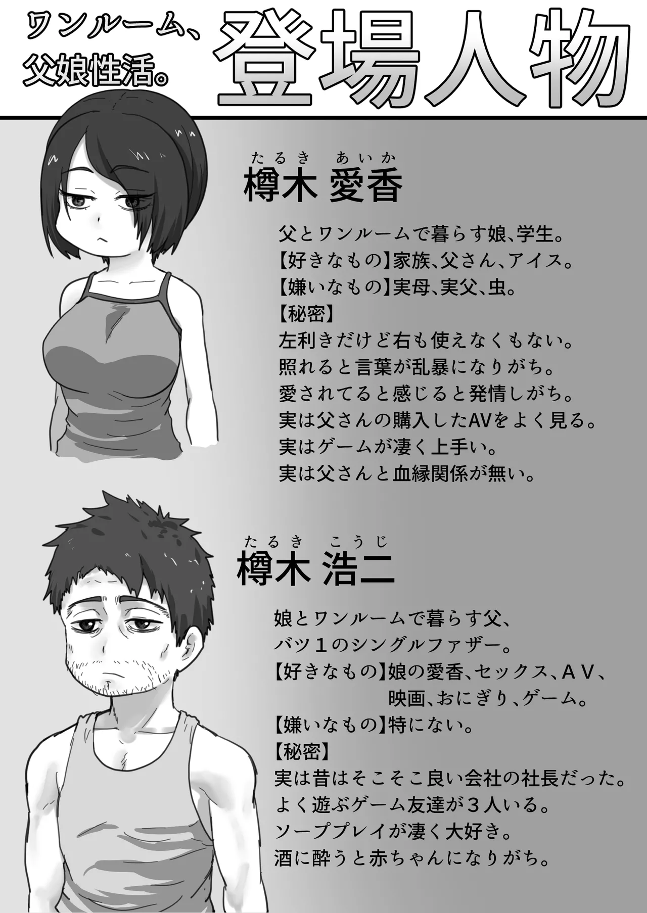 ワンルーム、父娘性活。 - page58