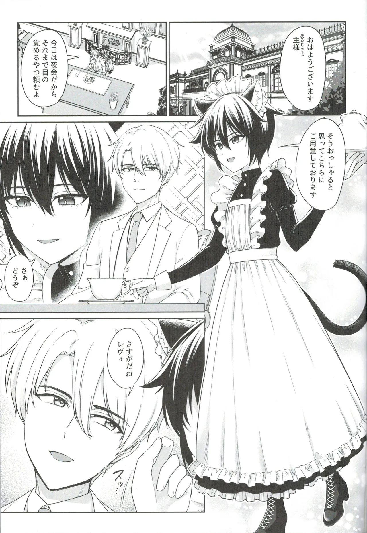 猫耳少年メイドの愛するヒメゴト - page2
