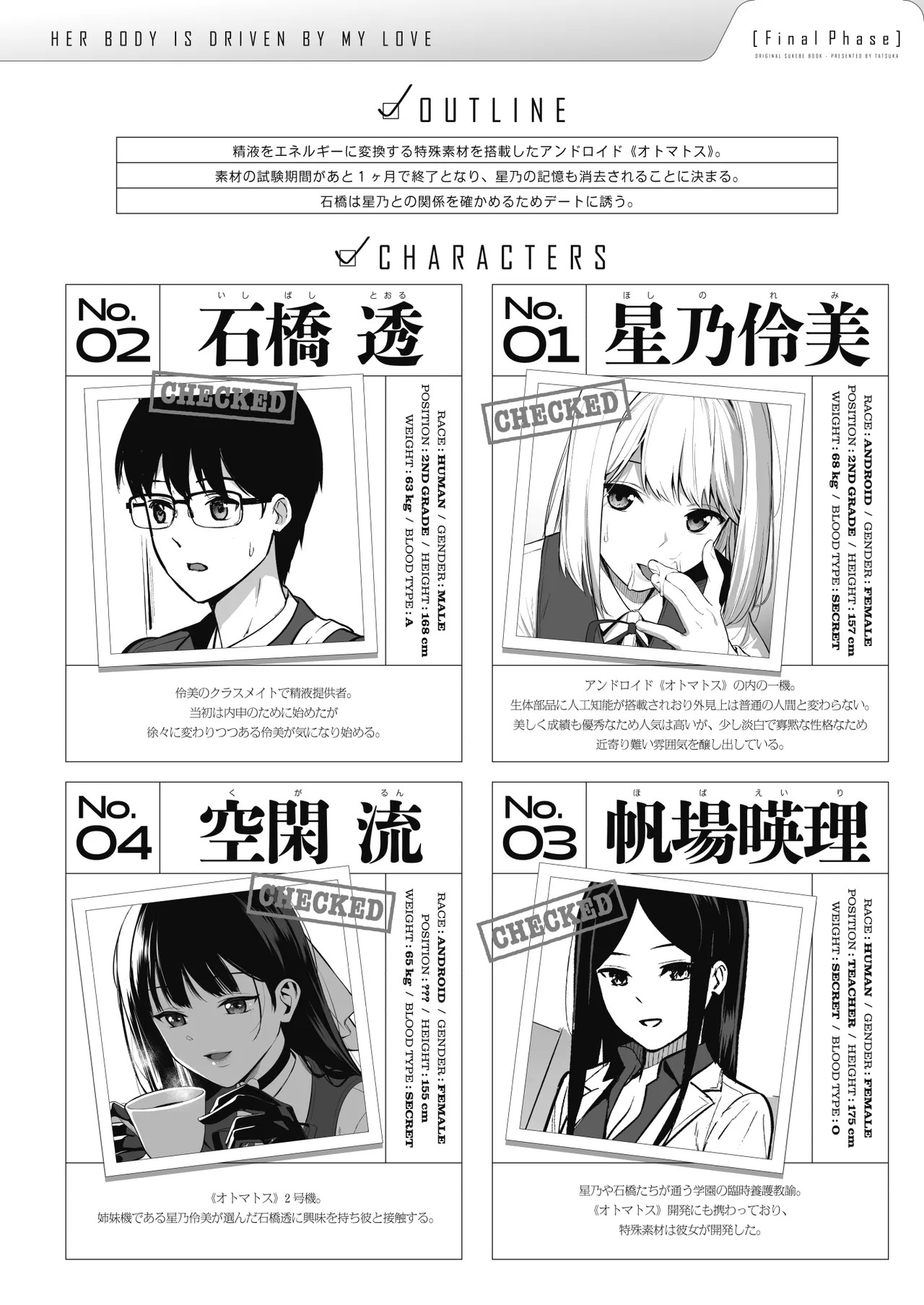 彼女は僕の体液で動いている Final Phase - page3