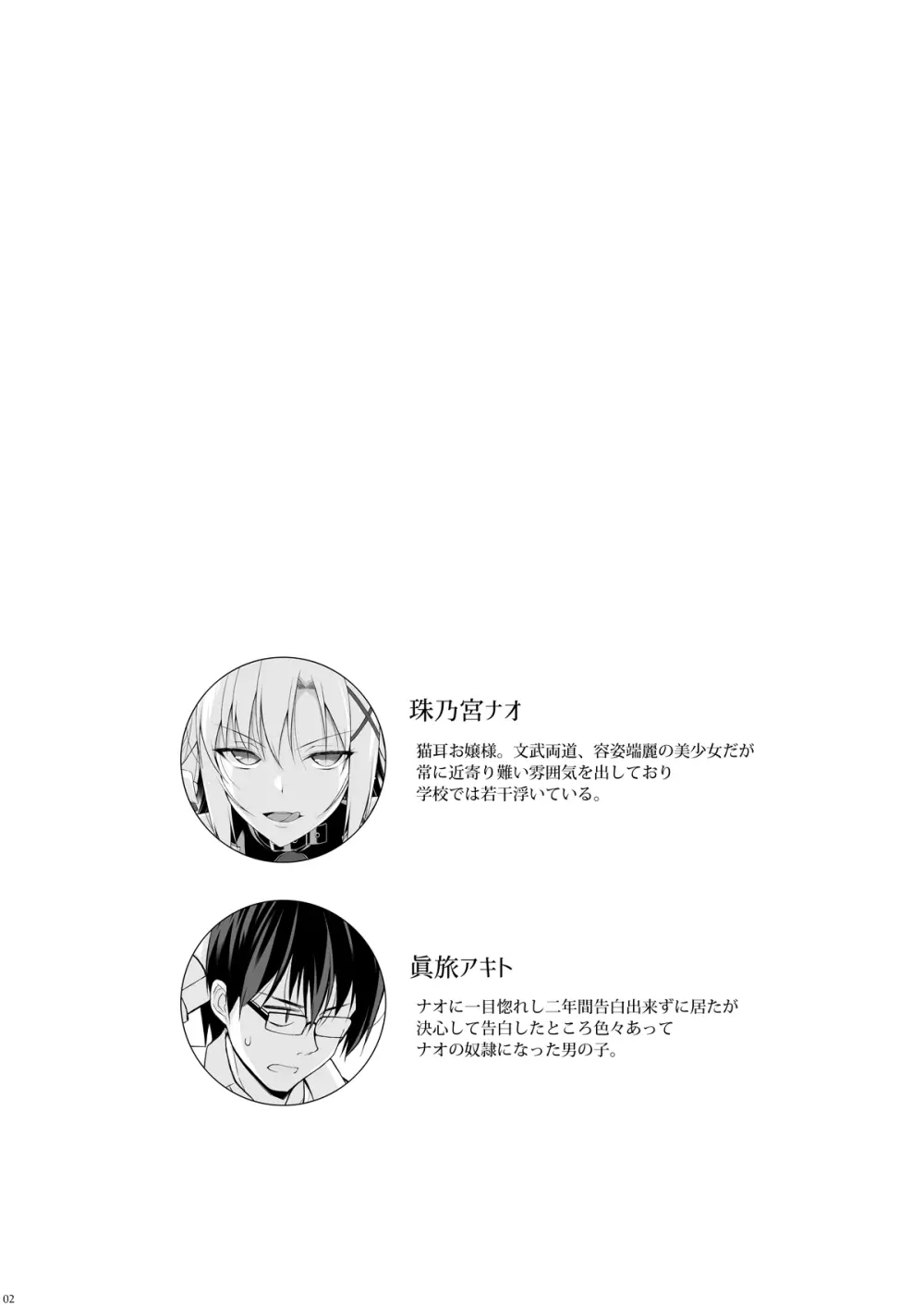 ねことげぼくpreⅢ - page2