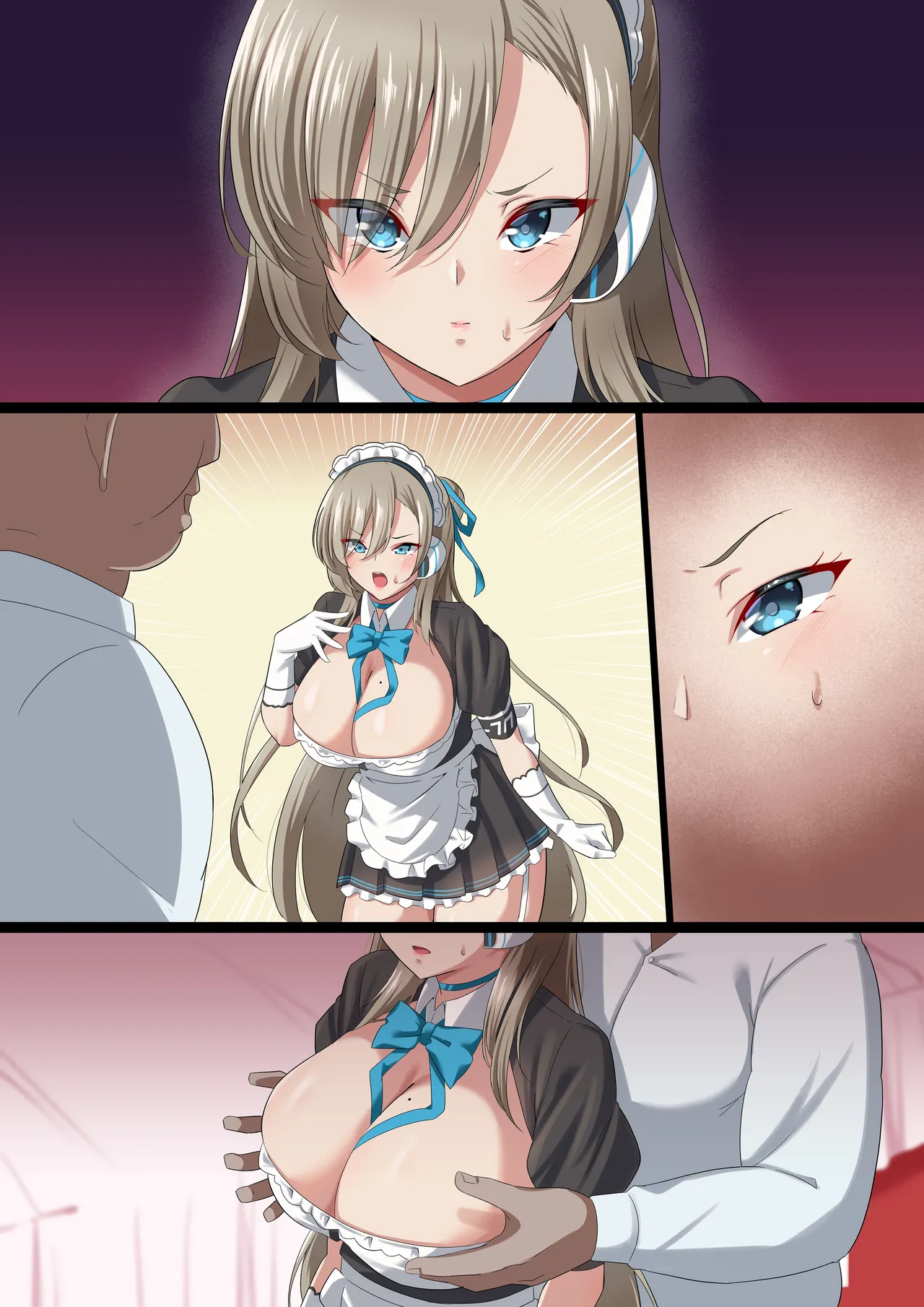 俺の彼女がキモデブ社長の性処理メイドにされた件 - page34