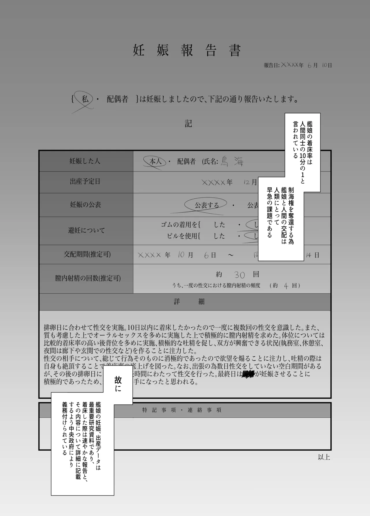 私がこわれた日 ～鳥海が提督と妊娠するまで隠れてこっそり浮気交尾しまくる話～ - page2
