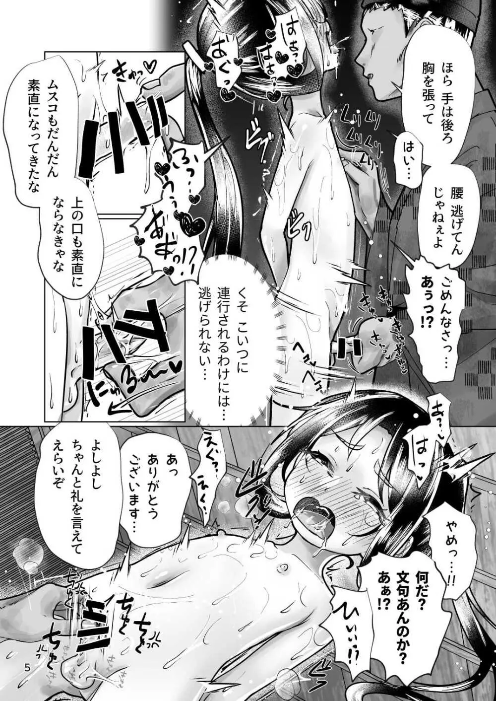 逃げられなかった若君〜離れの一間で雌稚◯弄り〜 - page5
