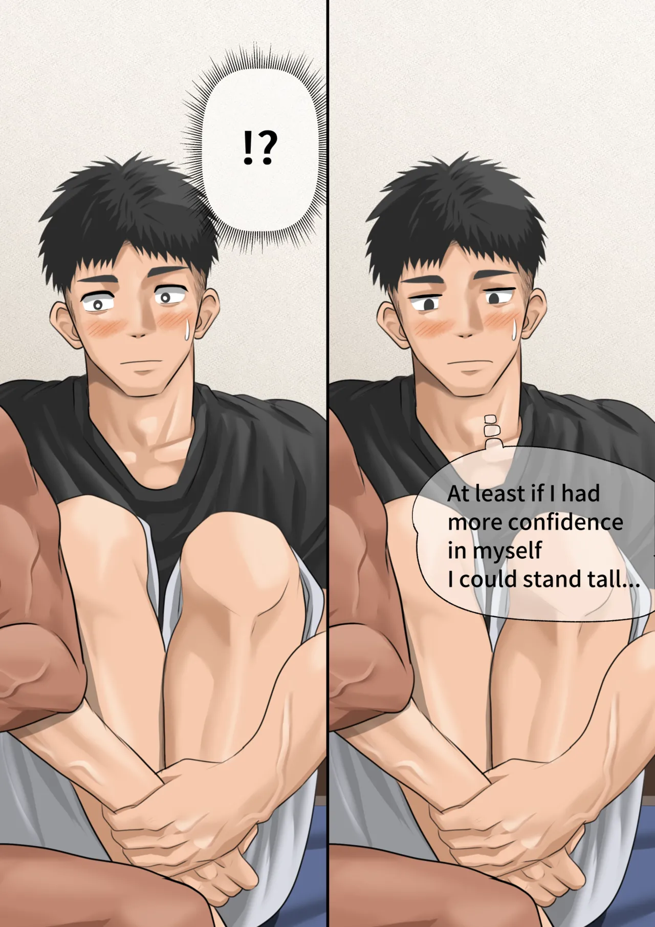 片想いしてる友達が家に来た1(11p.)【ENG】 (Pixiv Fanbox) - page20