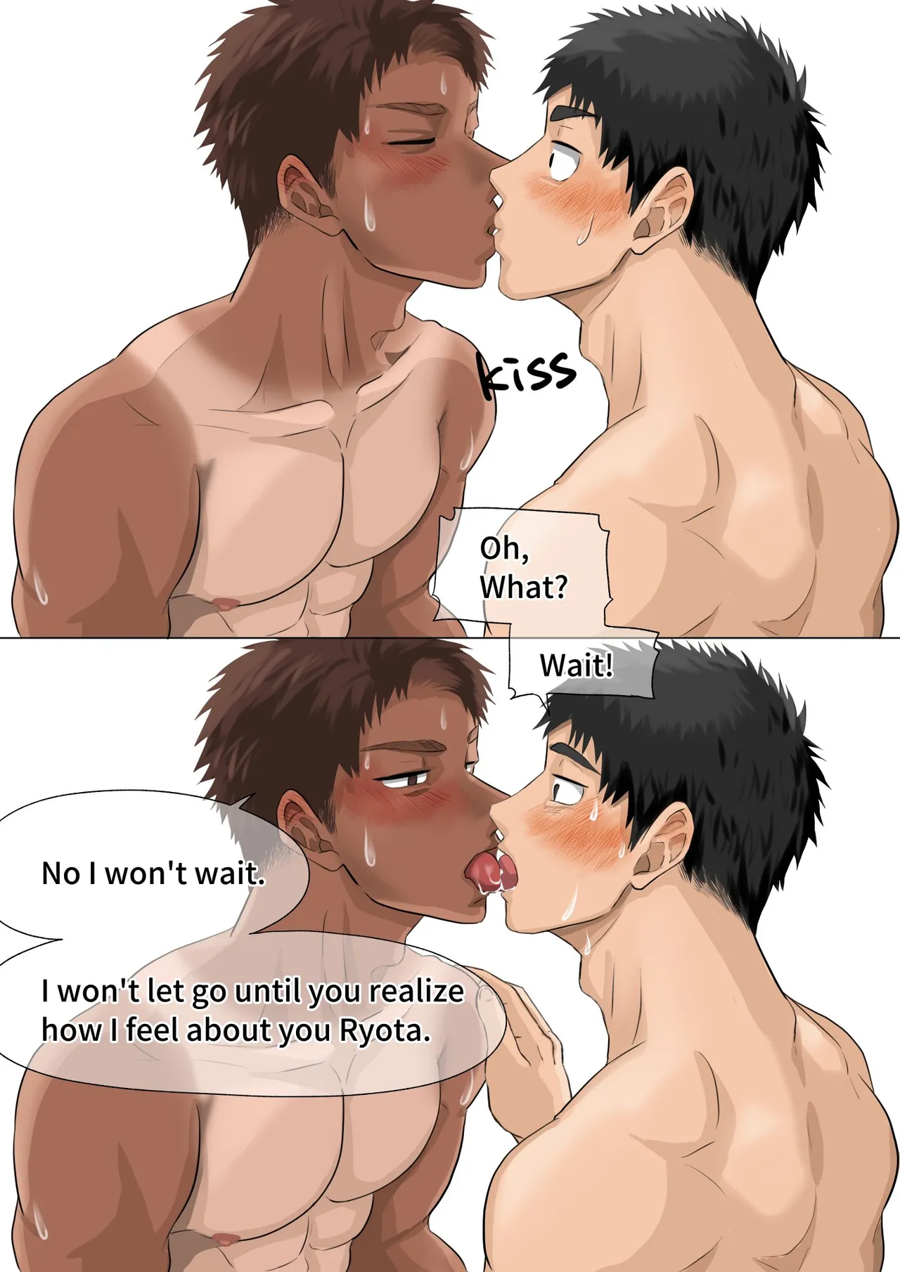 片想いしてる友達が家に来た3(10p.)【ENG】 (Pixiv Fanbox) - page14